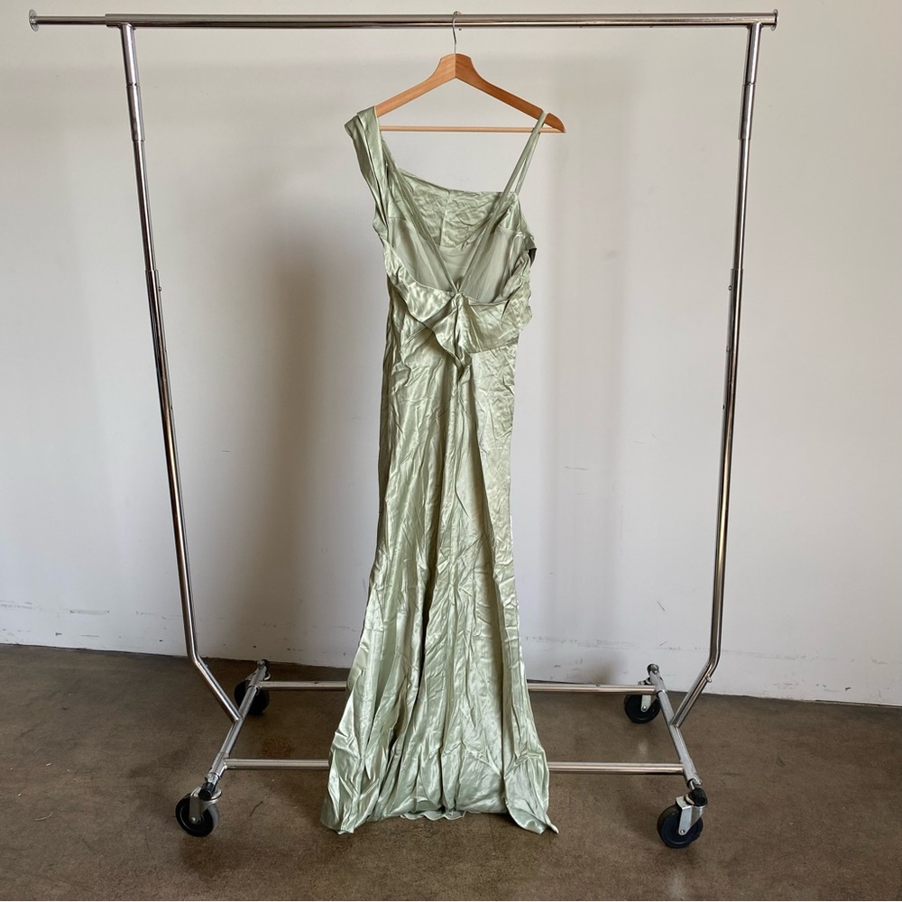 $319 NWT Sage For Love And Lemons “Jewel” Maxi Dress Sz Large L - Picture 10 of 12